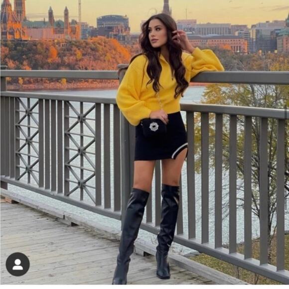 Zara Black Jewel Rhinestone BEADED MINI Quilted CROSSBODY BAG - Picture 11 of 16